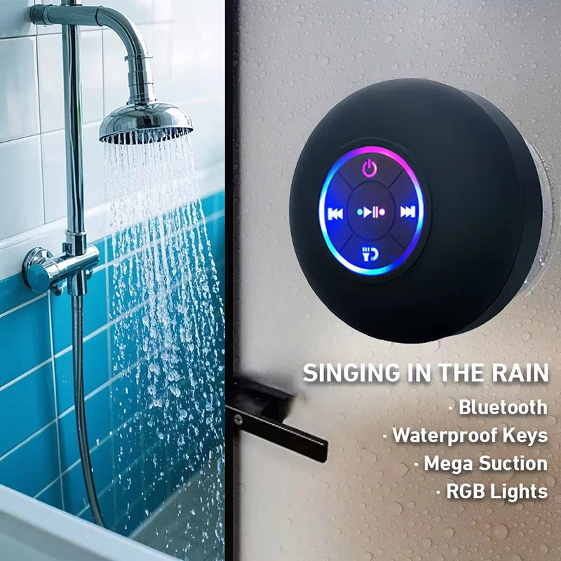 Aura Glow Waterproof Shower Speaker